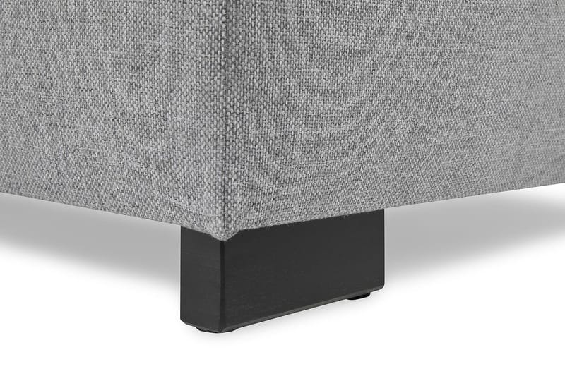 Crazy 4-seters Venstrevendt U-formet Large Sofa med Divan og Sjeselong i Stoff - Grå - Møbler - Sofaer - U-sofa