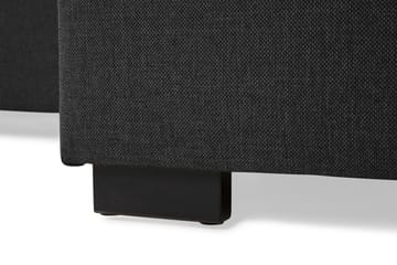 Crazy 4-seters Venstrevendt U-formet Large Sofa med Divan og Sjeselong i Stoff inkl. Pynteputer - Mørk grå - Møbler - Sofaer - U-sofa