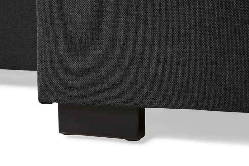 Crazy 4-seters Venstrevendt U-formet Large Sofa med Divan og Sjeselong i Stoff inkl. Pynteputer - Mørk grå - Møbler - Sofaer - U-sofa