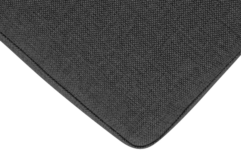 Crazy 4-seters Venstrevendt U-formet Large Sofa med Divan og Sjeselong i Stoff inkl. Pynteputer - Mørk grå - Møbler - Sofaer - U-sofa