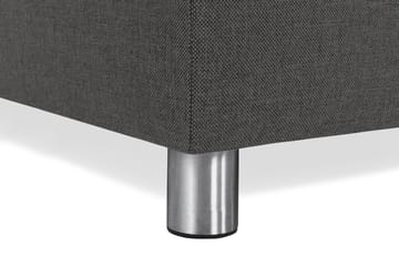 Crazy 4-seters Venstrevendt U-formet Large Sofa med Divan og Sjeselong i Stoff - Mørk grå - Møbler - Sofaer - U-sofa