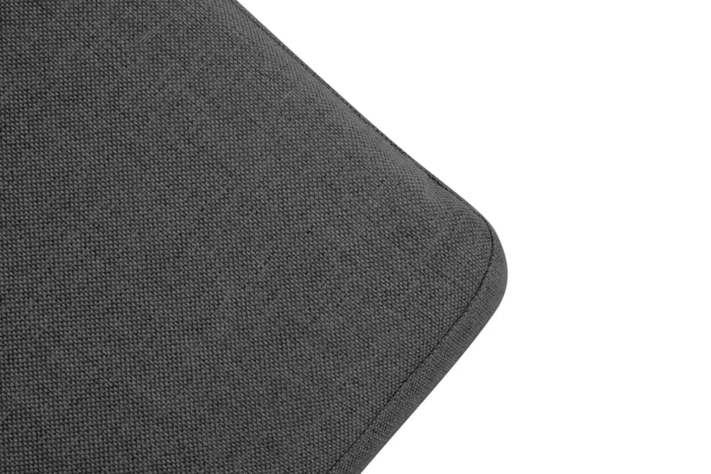 Crazy 4-seters Venstrevendt U-formet Small Sofa med Divan og Sjeselong i Stoff inkl. Pynteputer - Mørk grå - Møbler - Sofaer - U-sofa