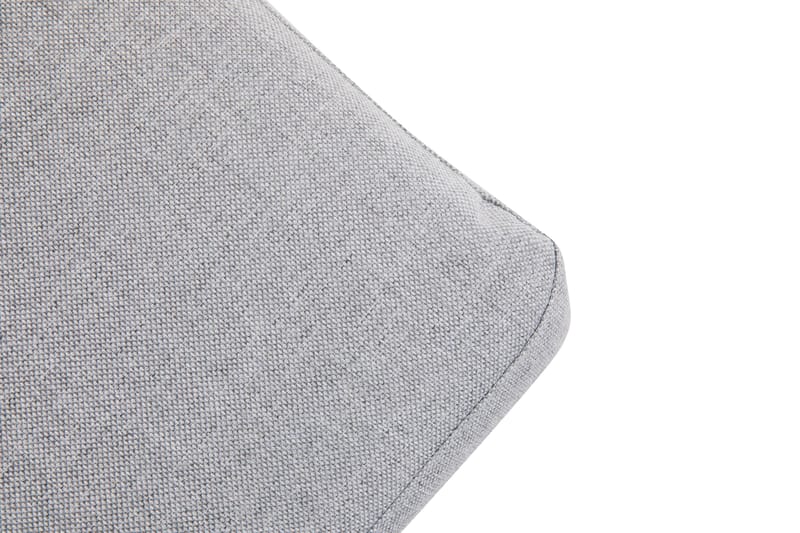 Crazy 4-seters Venstrevendt U-formet Small Sofa med Divan og Sjeselong i Stoff inkl. Pynteputer - Grå - Møbler - Sofaer - U-sofa