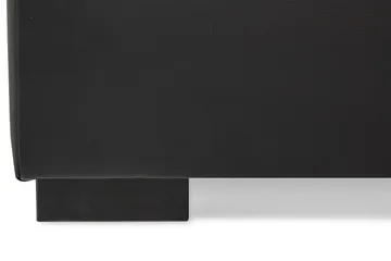 Crazy 5-seters Høyrevendt U-formet X-Large Sofa med Divan og Sjeselong i Kunstlær - Svart - Møbler - Sofaer - Skinnsofaer