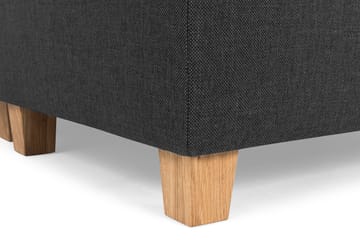 Crazy 5-seters Høyrevendt U-formet X-Large Sofa med Divan og Sjeselong i Stoff - Antrasitt - Møbler - Sofaer - U-sofa