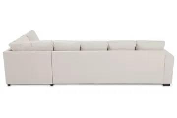 Crazy 5-seters Høyrevendt U-formet X-Large Sofa med Divan og Sjeselong i Stoff - Beige - Møbler - Sofaer - U-sofa
