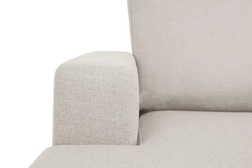 Crazy 5-seters Høyrevendt U-formet X-Large Sofa med Divan og Sjeselong i Stoff - Beige - Møbler - Sofaer - U-sofa