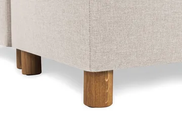 Crazy 5-seters Høyrevendt U-formet X-Large Sofa med Divan og Sjeselong i Stoff - Beige - Møbler - Sofaer - U-sofa