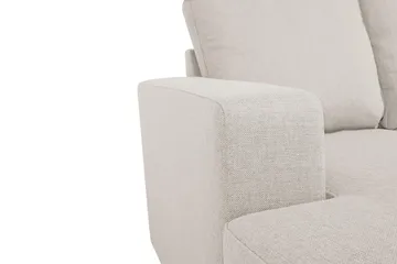 Crazy 5-seters Høyrevendt U-formet X-Large Sofa med Divan og Sjeselong i Stoff - Beige - Møbler - Sofaer - U-sofa