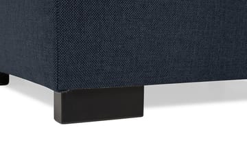 Crazy 5-seters Høyrevendt U-formet X-Large Sofa med Divan og Sjeselong i Stoff - Blå - Møbler - Sofaer - U-sofa