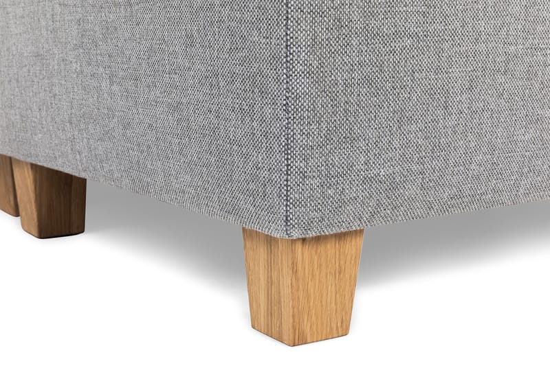 Crazy 5-seters Høyrevendt U-formet X-Large Sofa med Divan og Sjeselong i Stoff - Grå - Møbler - Sofaer - U-sofa