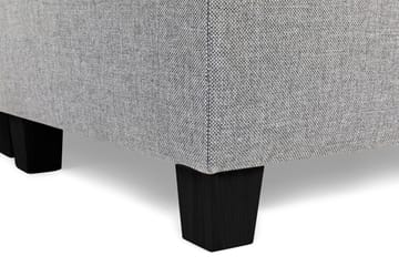Crazy 5-seters Høyrevendt U-formet X-Large Sofa med Divan og Sjeselong i Stoff - Grå - Møbler - Sofaer - U-sofa