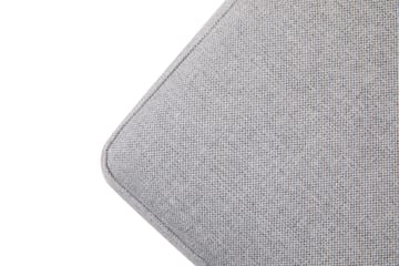 Crazy 5-seters Høyrevendt U-formet X-Large Sofa med Divan og Sjeselong i Stoff inkl. Pynteputer - Grå - Møbler - Sofaer - U-sofa