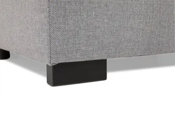 Crazy 5-seters Høyrevendt U-formet X-Large Sofa med Divan og Sjeselong i Stoff inkl. Pynteputer - Grå - Møbler - Sofaer - U-sofa