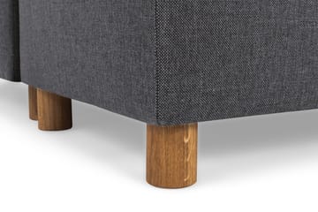 Crazy 5-seters Høyrevendt U-formet X-Large Sofa med Divan og Sjeselong i Stoff - Mørk grå - Møbler - Sofaer - U-sofa
