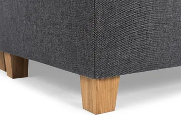 Crazy 5-seters Høyrevendt U-formet X-Large Sofa med Divan og Sjeselong i Stoff - Mørk grå - Møbler - Sofaer - U-sofa