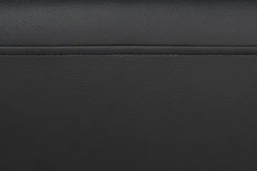 Crazy 5-seters U-formet Sofa med Dobbel Sjeselong i Kunstlær - Svart - Møbler - Sofaer - Skinnsofaer