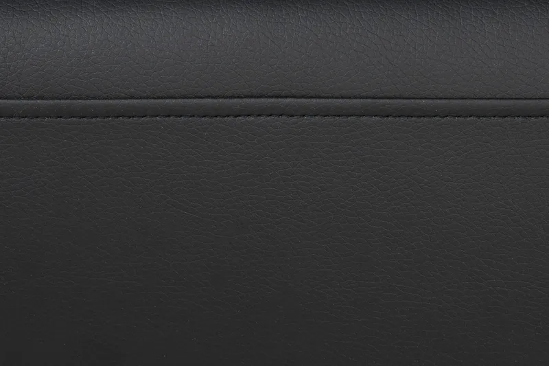 Crazy 5-seters U-formet Sofa med Dobbel Sjeselong i Kunstlær - Svart - Møbler - Sofaer - Skinnsofaer