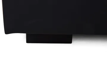 Crazy 5-seters U-formet Sofa med Dobbel Sjeselong i Kunstlær - Svart - Møbler - Sofaer - Skinnsofaer