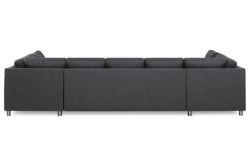 Crazy 5-seters U-formet Sofa med Dobbel Sjeselong i Stoff - Mørk grå - Møbler - Sofaer - U-sofa