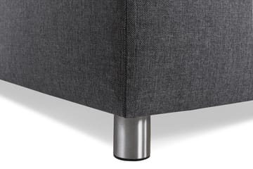 Crazy 5-seters U-formet Sofa med Dobbel Sjeselong i Stoff - Mørk grå - Møbler - Sofaer - U-sofa