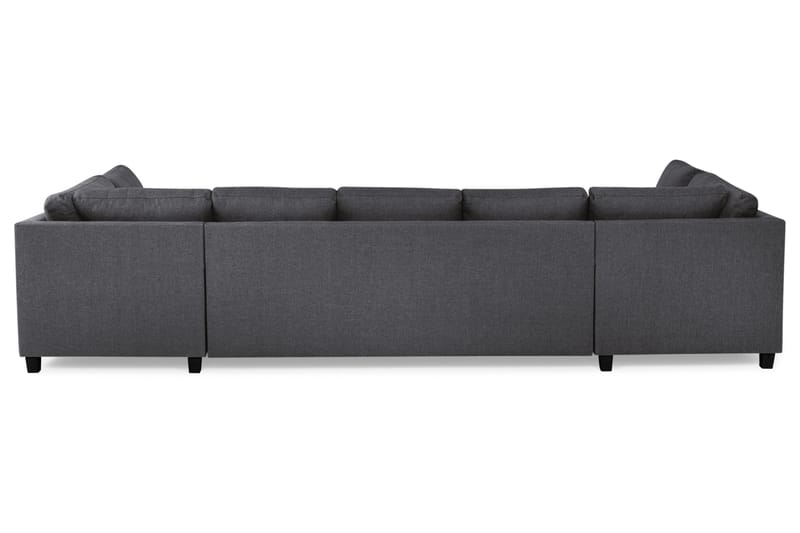 Crazy 5-seters U-formet Sofa med Dobbel Sjeselong i Stoff - Mørk grå - Møbler - Sofaer - U-sofa