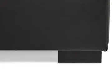 Crazy 5-seters Venstrevendt U-formet Sofa med Divan og Sjeselong i Kunstlær - Svart - Møbler - Sofaer - Skinnsofaer