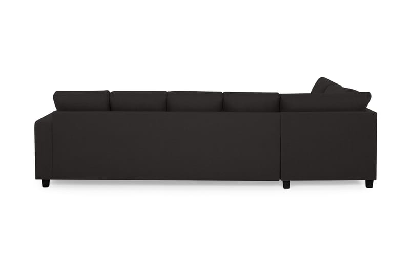 Crazy 5-seters Venstrevendt U-formet Sofa med Divan og Sjeselong i Stoff - Antrasitt - Møbler - Sofaer - U-sofa