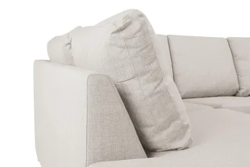 Crazy 5-seters Venstrevendt U-formet Sofa med Divan og Sjeselong i Stoff - Beige - Møbler - Sofaer - U-sofa