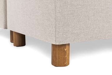 Crazy 5-seters Venstrevendt U-formet Sofa med Divan og Sjeselong i Stoff - Beige - Møbler - Sofaer - U-sofa
