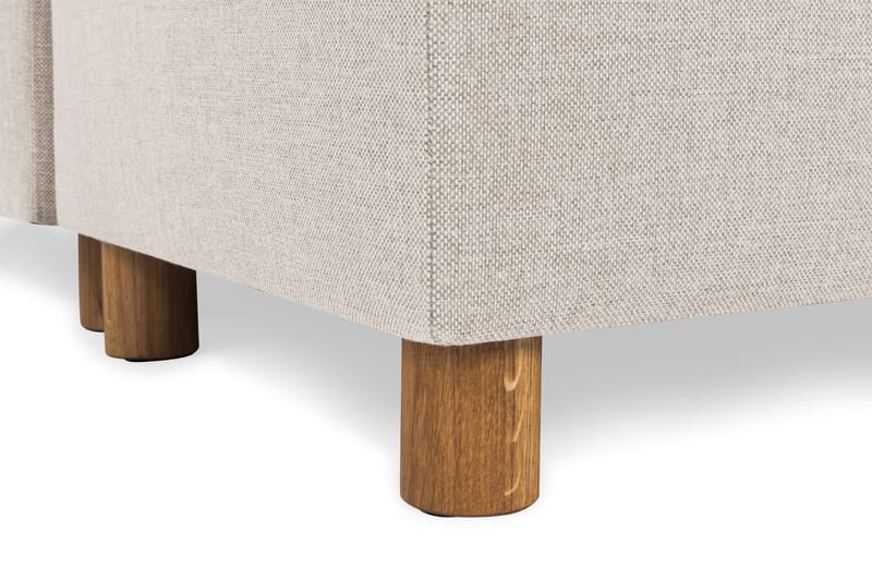 Crazy 5-seters Venstrevendt U-formet Sofa med Divan og Sjeselong i Stoff - Beige - Møbler - Sofaer - U-sofa