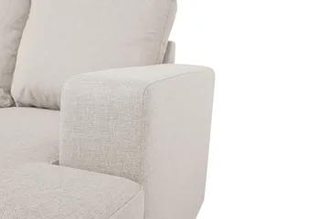 Crazy 5-seters Venstrevendt U-formet Sofa med Divan og Sjeselong i Stoff - Beige - Møbler - Sofaer - U-sofa