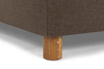 Crazy 5-seters Venstrevendt U-formet Sofa med Divan og Sjeselong i Stoff - Brun - Møbler - Sofaer - U-sofa