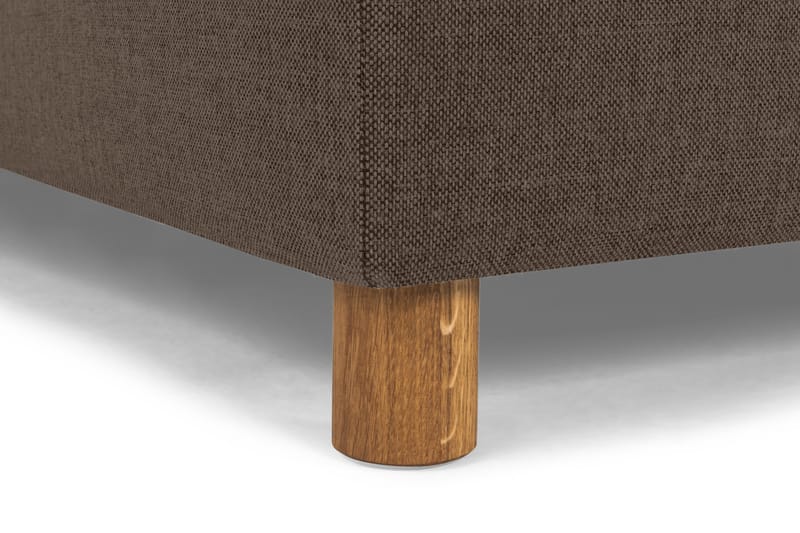 Crazy 5-seters Venstrevendt U-formet Sofa med Divan og Sjeselong i Stoff - Brun - Møbler - Sofaer - U-sofa