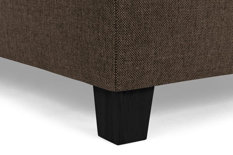 Crazy 5-seters Venstrevendt U-formet Sofa med Divan og Sjeselong i Stoff - Brun - Møbler - Sofaer - U-sofa