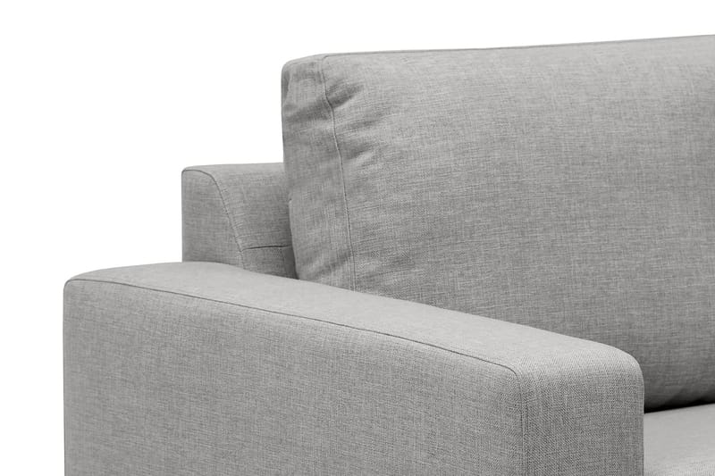 Crazy 5-seters Venstrevendt U-formet Sofa med Divan og Sjeselong i Stoff - Grå - Møbler - Sofaer - U-sofa