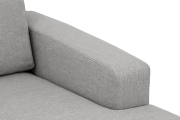 Crazy 5-seters Venstrevendt U-formet Sofa med Divan og Sjeselong i Stoff - Grå - Møbler - Sofaer - U-sofa