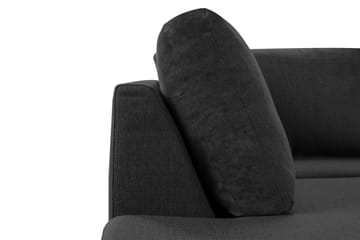 Crazy 5-seters Venstrevendt U-formet X-Large Sofa med Divan og Sjeselong i Stoff - Antrasitt - Møbler - Sofaer - U-sofa