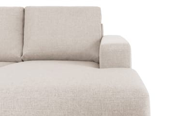 Crazy 5-seters Venstrevendt U-formet X-Large Sofa med Divan og Sjeselong i Stoff - Beige - Møbler - Sofaer - U-sofa