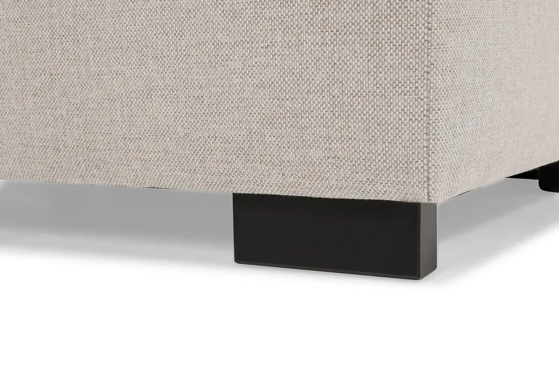 Crazy 5-seters Venstrevendt U-formet X-Large Sofa med Divan og Sjeselong i Stoff - Beige - Møbler - Sofaer - U-sofa