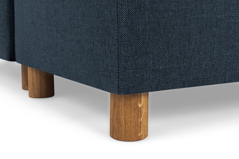 Crazy 5-seters Venstrevendt U-formet X-Large Sofa med Divan og Sjeselong i Stoff - Blå - Møbler - Sofaer - U-sofa