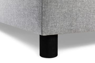 Crazy 5-seters Venstrevendt U-formet X-Large Sofa med Divan og Sjeselong i Stoff - Grå - Møbler - Sofaer - U-sofa