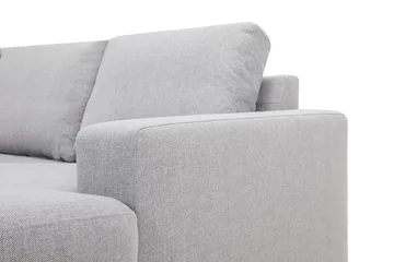 Crazy 5-seters Venstrevendt U-formet X-Large Sofa med Divan og Sjeselong i Stoff - Grå - Møbler - Sofaer - U-sofa