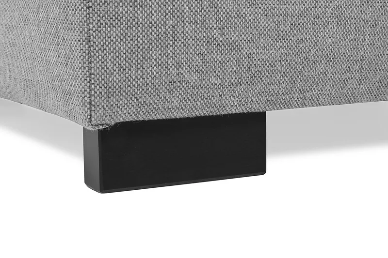 Crazy 5-seters Venstrevendt U-formet X-Large Sofa med Divan og Sjeselong i Stoff - Grå - Møbler - Sofaer - U-sofa