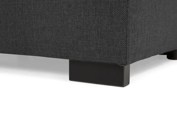 Crazy 5-seters Venstrevendt U-formet X-Large Sofa med Divan og Sjeselong i Stoff inkl. Pynteputer - Antrasitt - Møbler - Sofaer - U-sofa