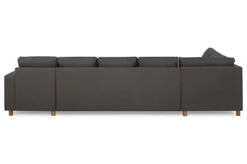 Crazy 5-seters Venstrevendt U-formet X-Large Sofa med Divan og Sjeselong i Stoff - Mørk grå - Møbler - Sofaer - U-sofa