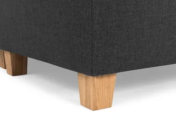 Crazy 6-seters Høyrevendt U-formet XX-Large Sofa med Divan og Sjeselong i Stoff - Antrasitt - Møbler - Sofaer - U-sofa