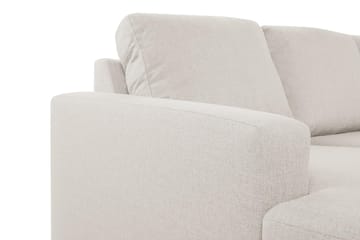 Crazy 6-seters Høyrevendt U-formet XX-Large Sofa med Divan og Sjeselong i Stoff - Beige - Møbler - Sofaer - U-sofa