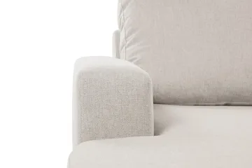 Crazy 6-seters Høyrevendt U-formet XX-Large Sofa med Divan og Sjeselong i Stoff - Beige - Møbler - Sofaer - U-sofa