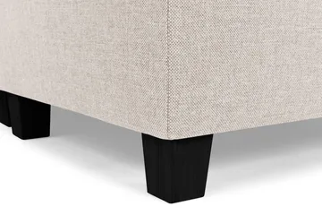 Crazy 6-seters Høyrevendt U-formet XX-Large Sofa med Divan og Sjeselong i Stoff - Beige - Møbler - Sofaer - U-sofa